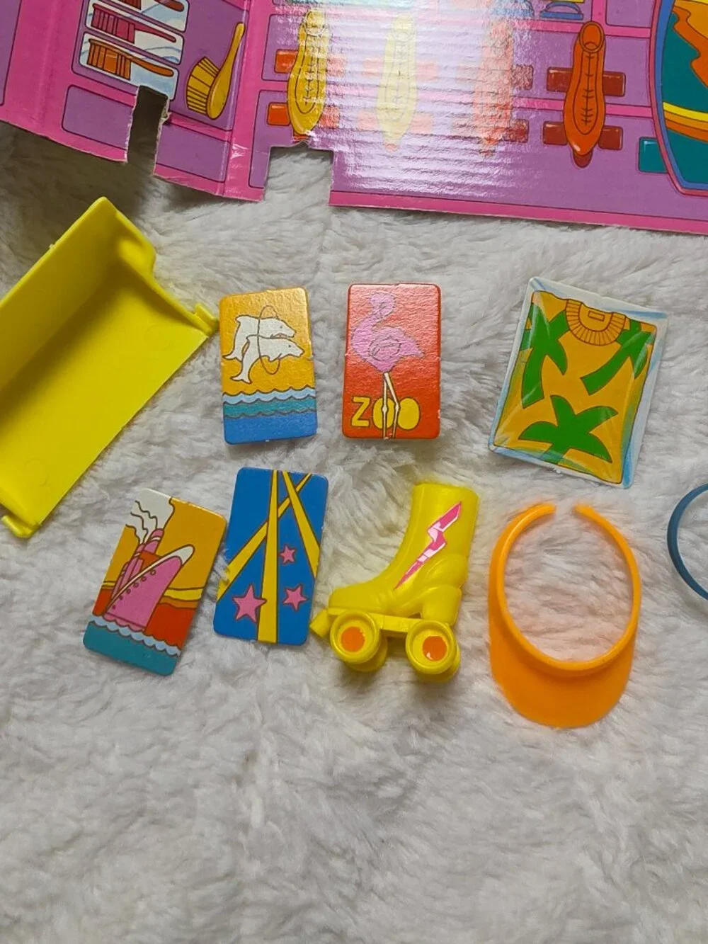 Vintage 1987 Barbie California Dream Surf n Shop Playset Box Accessories 4461
